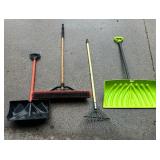 Broom, Rake and Shovels