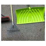 Broom, Rake and Shovels