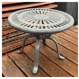 Metal Accent Patio Table
