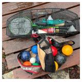 Bocce Ball and Badminton Sets