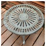 Metal Patio Accent Table