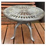 Metal Patio Accent Table