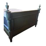 Olive Green Wooden Full Bed Frame