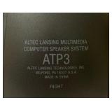 Pair of Altec Lansing Speakers Model: ATP3