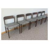 Set of Six Danish Dining Chairs