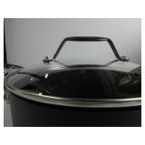 All-Clad Essentials Nonstick Cookware (4 Quart Stock Pot with Glass Lid) HAS WATER MARKS, LID IS A BIT WOBBLY, USED