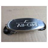 All-Clad D3 3-Ply Stainless Steel Stockpot with Lid 8 Quart, Induction, Oven Broiler Safe 600F, Silver WATER MARKS, SLIGHT SCRTACHES, USED