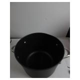 Calphalon Contemporary Hard-Anodized Aluminum Nonstick Cookware, Stock Pot, 8-quart, Black DAMAGED, SCRATCHES, DENTED SO LID DOES NOT CLOSE, NEW!