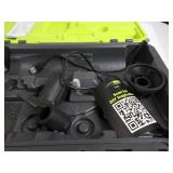 RYOBI 12V Cordless Rotary Tool Kit DOES NOT COME WITH ORIGINAL BIT, INCUDES ATTACHMETS SHOWN, TESTED, WORKS, USED!