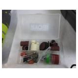 RYOBI 12V Cordless Rotary Tool Kit INCUDES ATTACHMETS SHOWN, TESTED, WORKS, NO BOX, SLIGHTLY USED