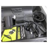 RYOBI 12V Cordless Rotary Tool Kit INCUDES ATTACHMETS SHOWN, TESTED, WORKS, NO BOX, SLIGHTLY USED