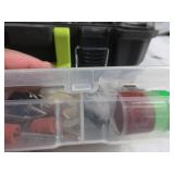 RYOBI 12V Cordless Rotary Tool Kit INCUDES ATTACHMETS SHOWN(MISSING 2 BITS), SMALL BOX DOES NOT CLOSE ALL THE WAY, TESTED, WORKS, NO BOX, SLIGHTLY USED