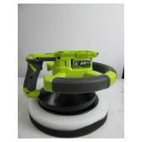 RYOBI ONE+ 18V Cordless 10 in. Variable Speed Random Orbit Buffer NO BOX, TOOL ONLY, NO BATTERY & CHARGER, NO BUFFING PADS, FOAM A LITTLE DENTED, WORKS, TESTED, NEW!