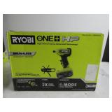 RYOBI 18V ONE+ HP COMPACT BRUSHLESS 1/4" RIGHT ANGLE DIE GRINDER TOOL ONLY, USED