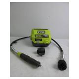 Ryobi 18V Rotary Tool Station  MISSING ORIGNAL BIT, TESTED, WORKS, SLGHTLY USED