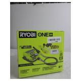 Ryobi 18V Rotary Tool Station  MISSING ORIGNAL BIT, TESTED, WORKS, SLGHTLY USED