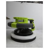 RYOBI ONE+ 18V Cordless 10 in. Variable Speed Random Orbit Buffer TOOL ONLY, NO BATTERY & CHARGER, 1 BUFFING PAD, FOAM A LITTLE DENTED, WORKS, TESTED, NEW!