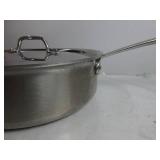 All-Clad Pan with Lid 5 Quart For Restaurant or Home Kitchen, Pots & Pans, Cookware, Silver SCRATCHES, USED