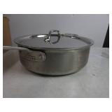 All-Clad Pan with Lid 5 Quart For Restaurant or Home Kitchen, Pots & Pans, Cookware, Silver SCRATCHES, USED