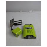 RYOBI ONE+ 18V 120-Watt 12V Automotive Power Inverter with Dual USB Ports OPEN PACK, TESTED, WORKS, USED