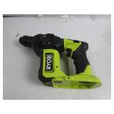RYOBI 18V ONE+ HP Compact BRUSHLESS 5/8" SDS-Plus Rotary Hammer NO BOX, TESTED, WORKS, USED