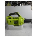 RYOBI ONE+ 18-Volt Lithium-Ion Cordless Mister with 2.0 Ah Battery and Charger Included TESTED, WORKS, USED