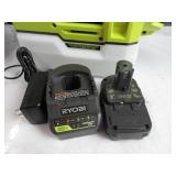 RYOBI ONE+ 18-Volt Lithium-Ion Cordless Mister with 2.0 Ah Battery and Charger Included TESTED, WORKS, USED