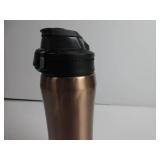 Under Armour 18oz Stainless Steel Water Bottle, Vacuum Insulated, Self Draining Protective Cap, Leak Proof, For Kids & Adults, All Sports, Gym SPRING TO OPEN IS BROKEN BUT STILL CAN SHUT AND OPEN, DEN