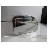 Brabantia Roll Top Bread Box (Brilliant Steel) Large Grip Front Opening, Partially Flat Top Bread Box, Fits 2 Loaves, Ideal for Kitchen Counter SMALL DENT ON BACK, SLIGHTLY USED