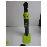 RYOBI 18V Cordless Ratchet Multi-Size 3/8 in. and 1/4 in. 1 BIT, TOOL ONLY, TESTED, WORKS, USED