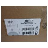 Staub Cast Iron Dutch Oven 5-qt Tall Cocotte, Made in France, Serves 5-6, White INSIDE/BOTTOM IS DAMAGED, USED