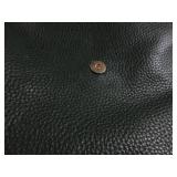 Michael Kors Pebble Leather Moss Green Medium Backpack HAS A USED SMELL, HAS SCUFFS AROUND BUTTON AND BOTTOM, USED