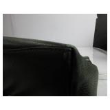 Michael Kors Pebble Leather Moss Green Medium Backpack HAS A USED SMELL, HAS SCUFFS AROUND BUTTON AND BOTTOM, USED