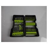 Ryobi - AR2040 - Impact Rated Driving Kit - 70-Piece PIECES WONT STAY PUT INSIDE CASE, STICKERS OUTSIDE OF CASE, CASE IS BOKEN WONT SHUT, LIKE NEW