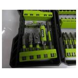 Ryobi - AR2040 - Impact Rated Driving Kit - 70-Piece PIECES WONT STAY PUT INSIDE CASE, STICKERS OUTSIDE OF CASE, CASE IS BOKEN WONT SHUT, LIKE NEW