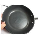 ALL-CLAD 8.5 INCH PAN HAS MARKS, INSIDE, USED