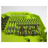 RYOBI Drill and Impact Drive Kit (95-Piece) SOME ARE RUSTY, USED