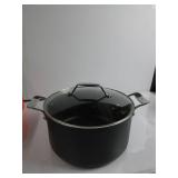 All-Clad Essentials Nonstick Cookware (7 Quart Stock Pot with Glass Lid) SCRATCHED, SLIGHTLY USED