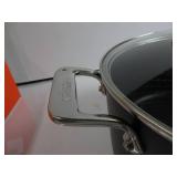 All-Clad Essentials Nonstick Cookware (7 Quart Stock Pot with Glass Lid) SCRATCHED, SLIGHTLY USED