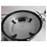 GreenPan Elite Essential Smart Electric 6QT Skillet Pot,Sear Saute Stir-Fry and Cook Rice, Healthy Ceramic Nonstick and Dishwasher Safe Parts, Easy-to-use LED Display, PFAS-Free, Black TURNS ON ADN WA