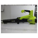 RYOBI ONE+ HP 18V Brushless Cordless Leaf Blower MODEL NUMBER P21012VNM, TESTED, WORKS USED