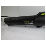 RYOBI ONE+ HP 18V Brushless Cordless Leaf Blower MODEL NUMBER P21012VNM, TESTED, WORKS USED
