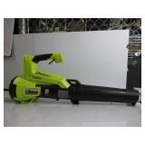 RYOBI ONE+ HP 18V Brushless Cordless Leaf Blower MODEL NUMBER P21012VNM, TESTED, WORKS USED