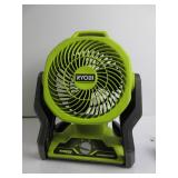 Ryobi Hybrid 7.5" Fan TOOL ONLY, TESTED, WORKS, DIRTY, USED
