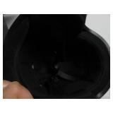 Daytona Helmets Motorcycle Open Face Helmet Cruiser- Dull Black, DOT Approved, Medium USED