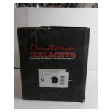 Daytona Helmets Motorcycle Open Face Helmet Cruiser- Dull Black, DOT Approved, Medium USED