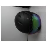 SMITH Survey MIPS Snowboard Helmet with Built in Goggle (Matte Black (ChromaPop Everyday Green Mirror), Large) USED