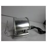Annie Ceramic Thermal Stove Large Silver HEATS UP, SLIGHTLY USED