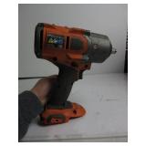 RIDGID 18V Brushless Cordless 4-Mode 1/2 in. Mid-Torque Impact Wrench with Friction Ring (Tool Only), Orange TESTED, WORKS, USED