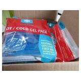 ICEWRAPS Hot & Cold Ice Packs - 3 x 5 in. Soft Gel Ice Packs – Reusable for Injuries Headaches, Joints, Fevers, & More – Made of Pro-Grade, Puncture-Proof Material QTY 10, PACKAGING IS CUT INSIDE 